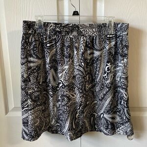 LOFT Paisley Mini-Skirt/ Size M